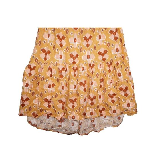 Aerie Women’s Boho Sundress | Floral Print Maxi Dress | Yellow & Orange | Size L - Picture 11 of 16